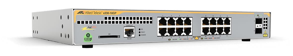 ALLIED TELESIS ALLIED TELESIS L2+ Giga Switch 16x 10/100/1000-T PoE+ 6153658