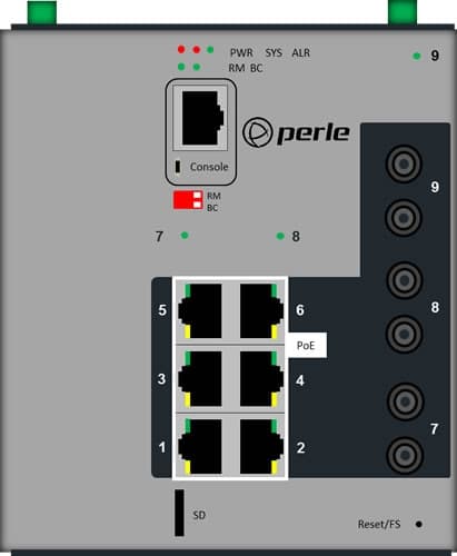 PERLE PERLE 509G3PP6T2SD10SD40 Eth Switch 6493686