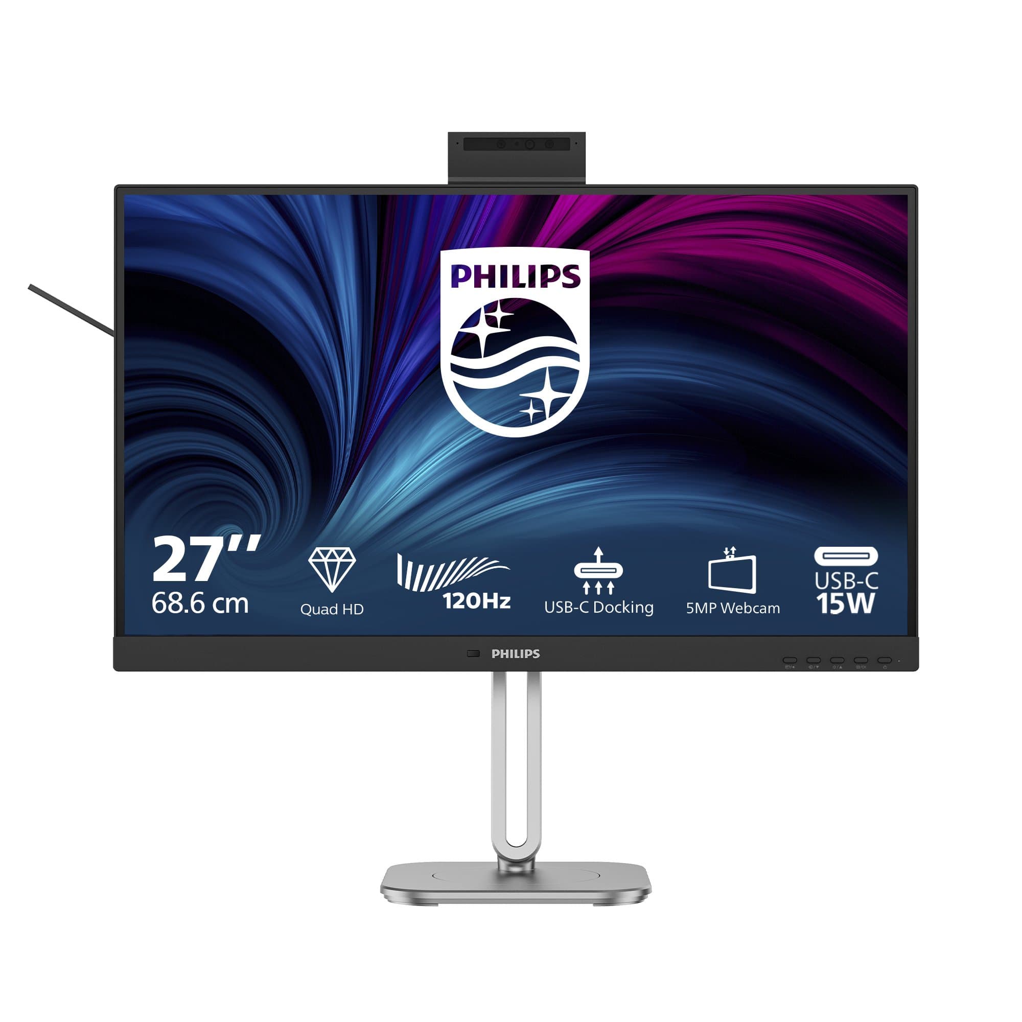 PHILIPS PHILIPS 27in QHD 4000 Series LCD monitor with HU 6787176