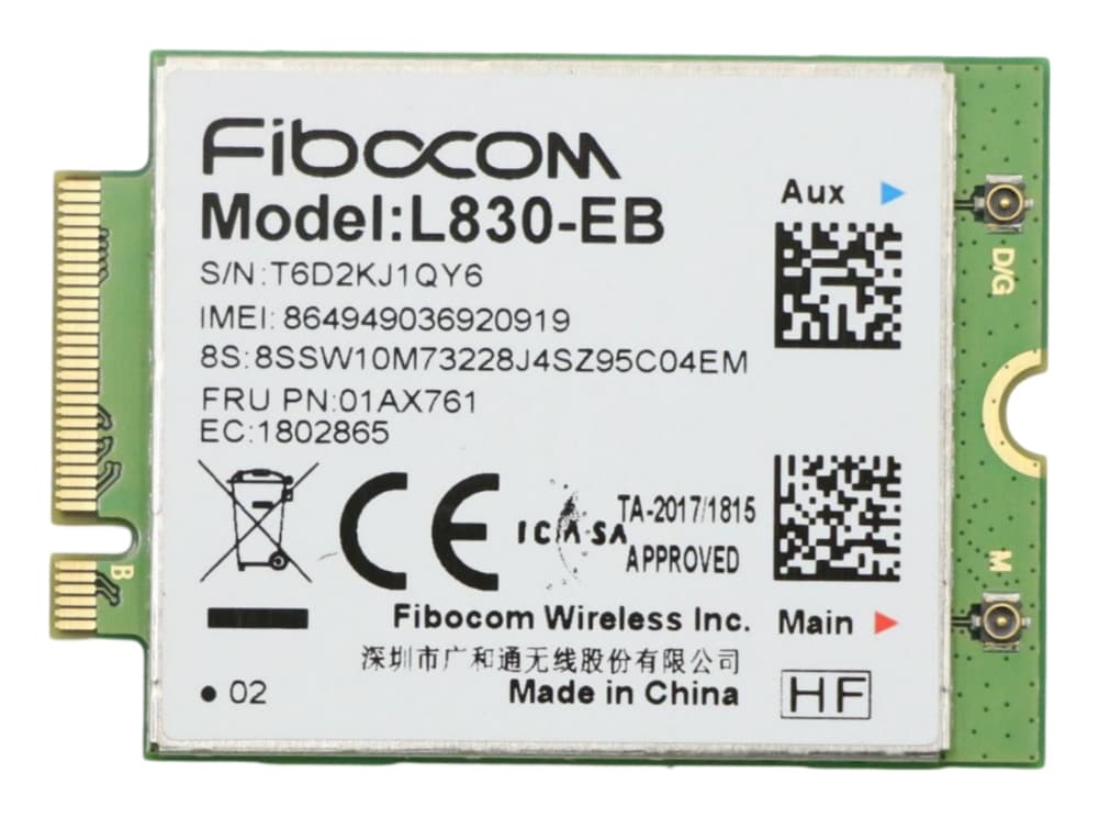 Lenovo Wireless,WAN,FBC,L830-EB