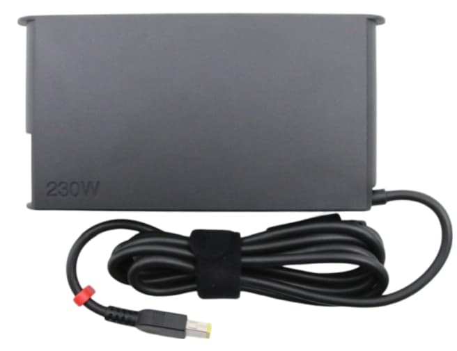 Lenovo 230W Charger, AC Adapter, Slim Tip Connector, 20V, 11.5A, ADL230SCC3A (Includes 0.5m Power Cord)