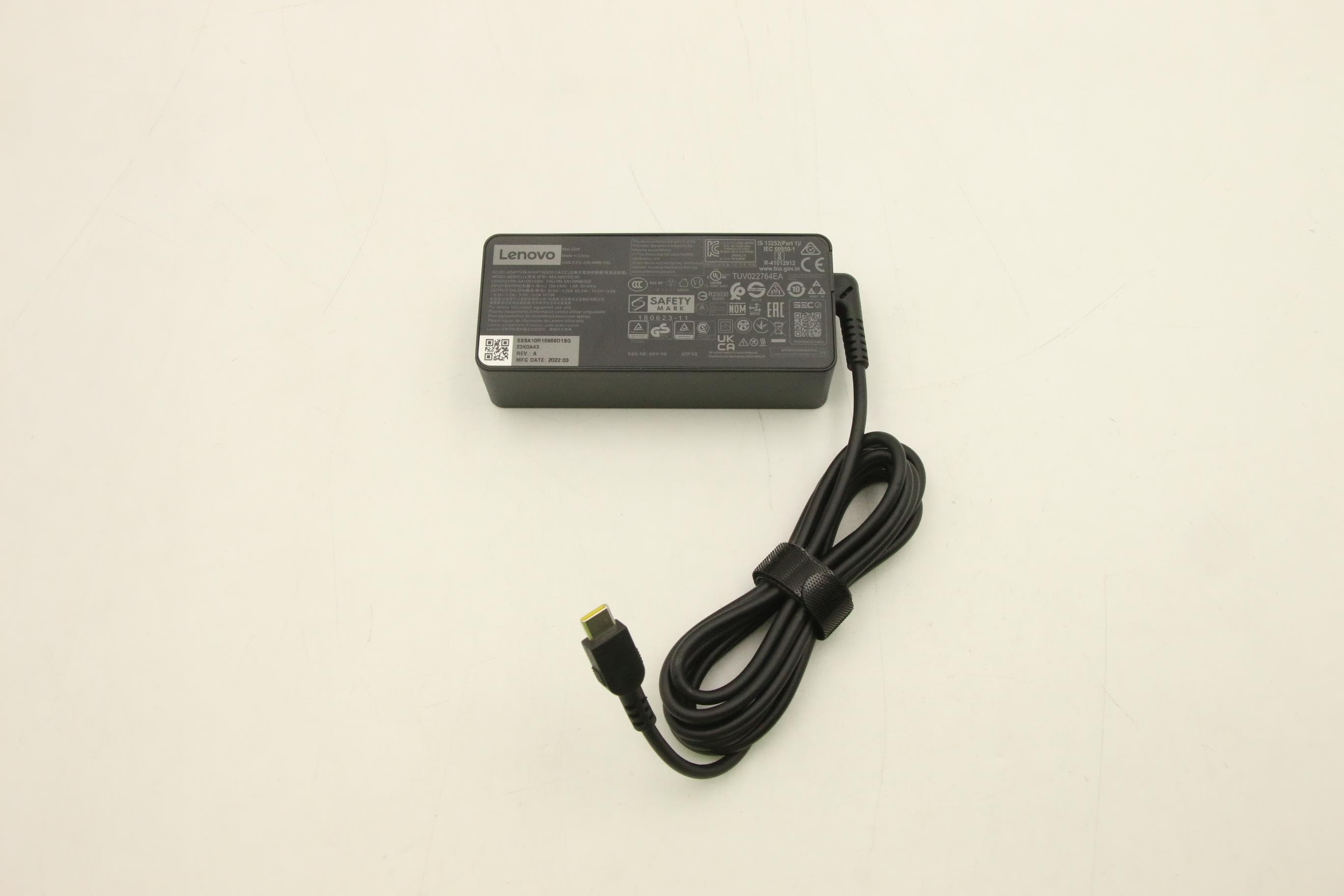 Lenovo AC_ADAPTER PD,65W,20/15/9/5V,3P,WW,DEL