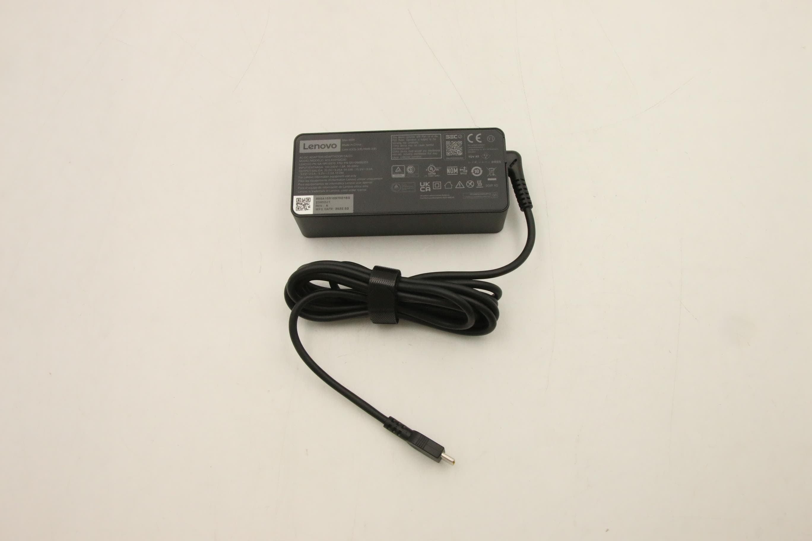 Lenovo AC_ADAPTER PD,65W,20/15/9/5V,2P,WW,DEL