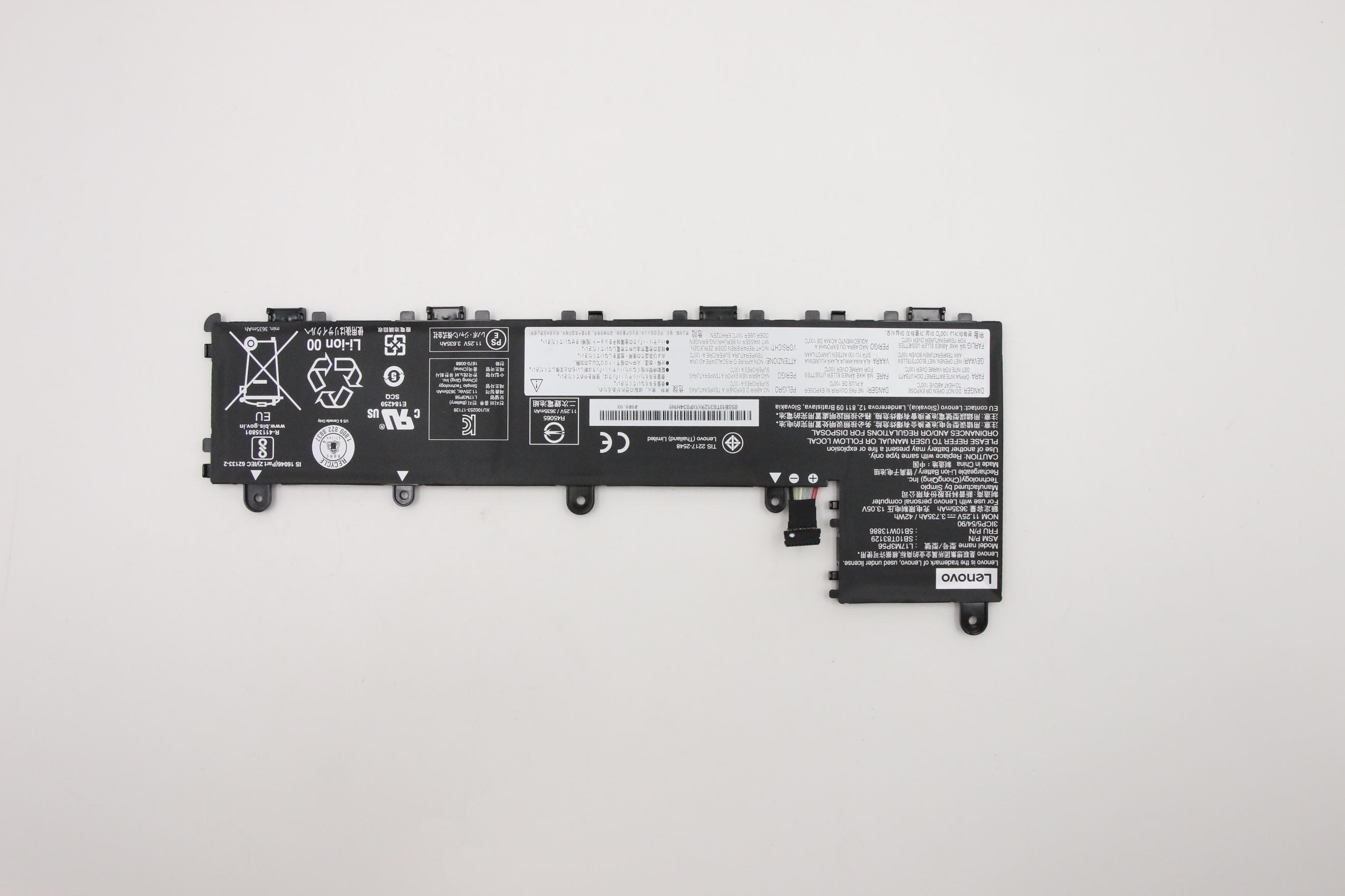 Lenovo 3 Cell Battery, 42Wh, Li-ion