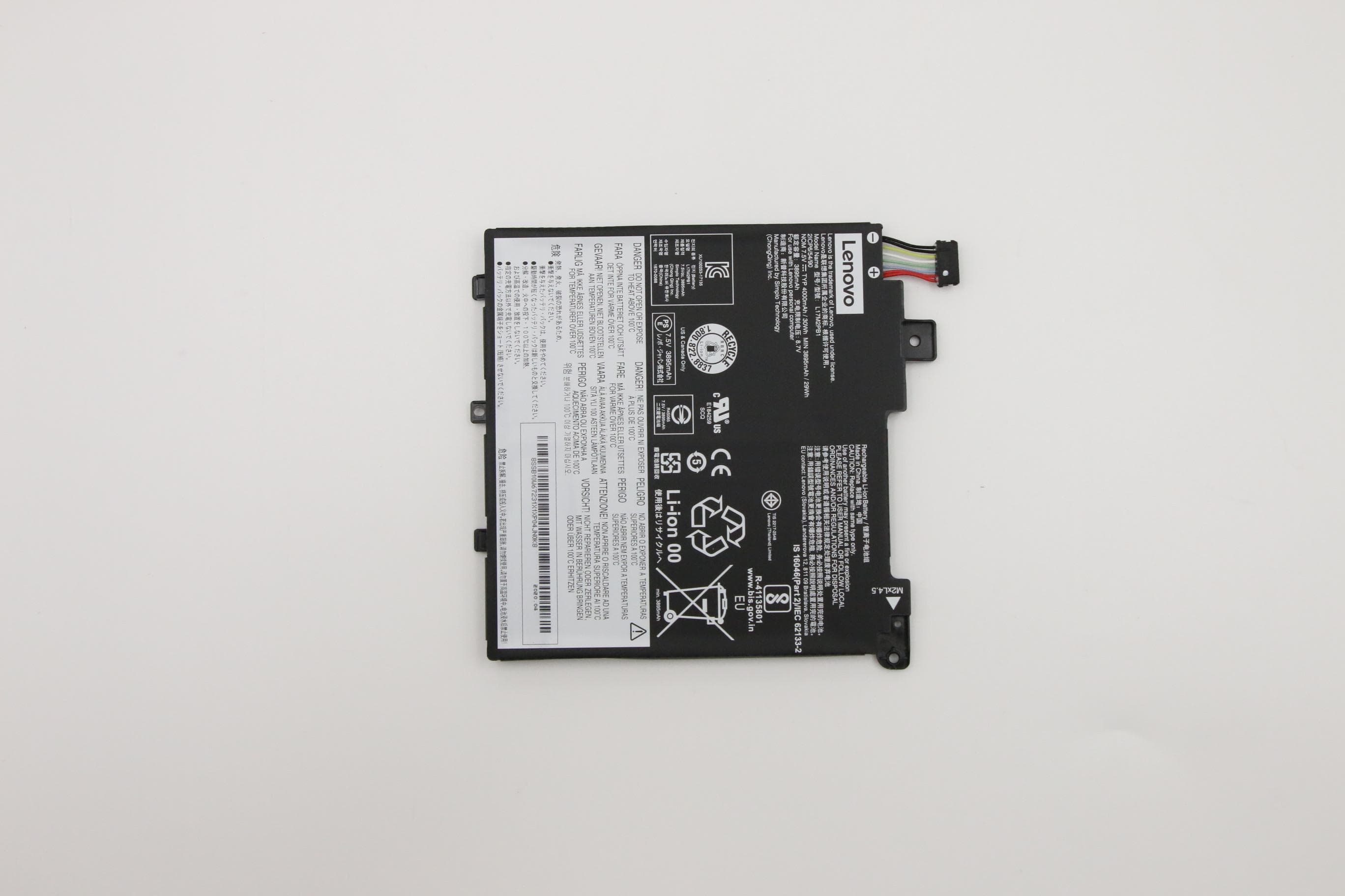 Lenovo SP/A L17M2PB1 7.5V30Wh2cell