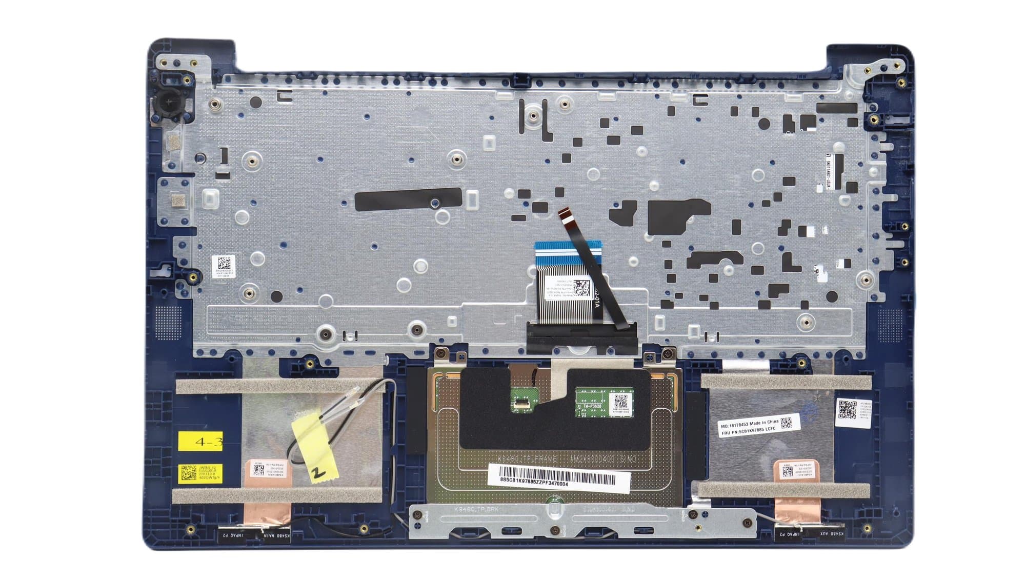Lenovo COVER Upper Case ASM_USA ENG L82X6FPABBL