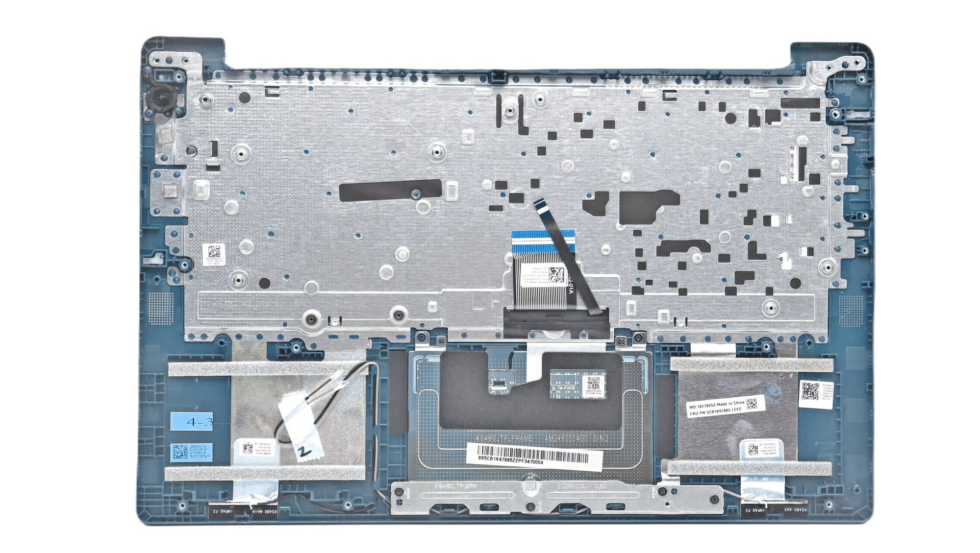 Lenovo COVER Upper Case ASM_USA ENG L82X6FPFBBL