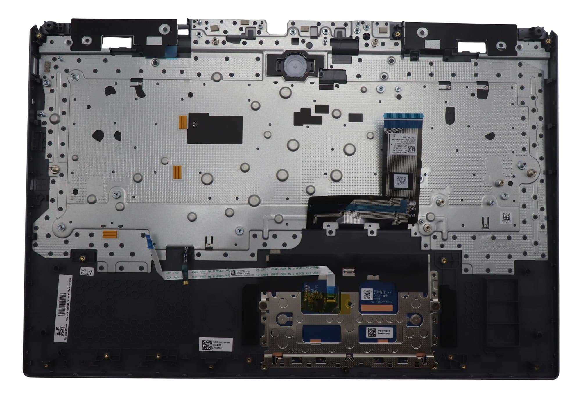 Lenovo Keyboard with Top Cover, English, Luna Grey, White Backlight