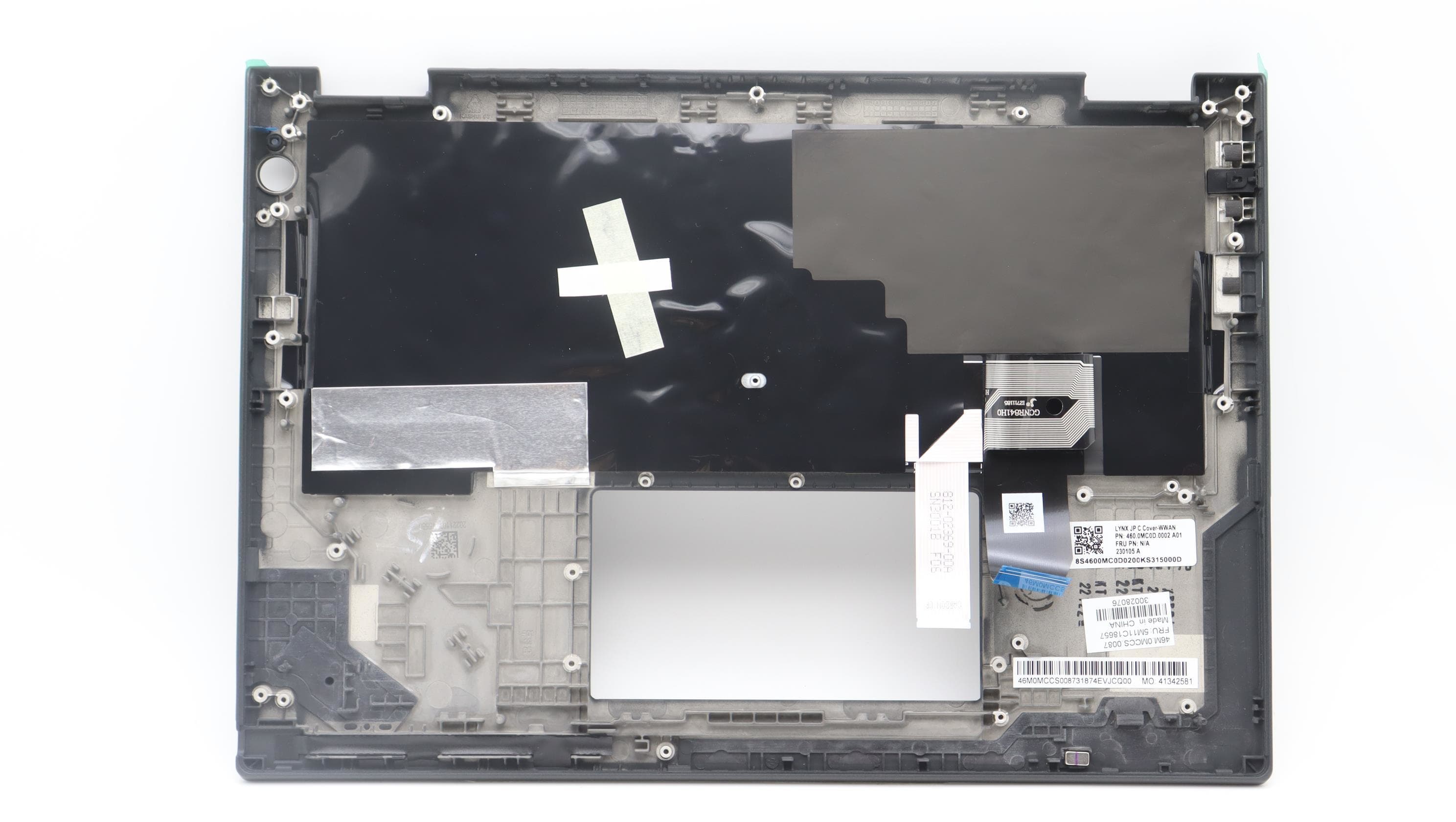Lenovo Lynx-1 (20W8/20W9) FRU WWAN C-Cover+ENG KB ASM,PMX