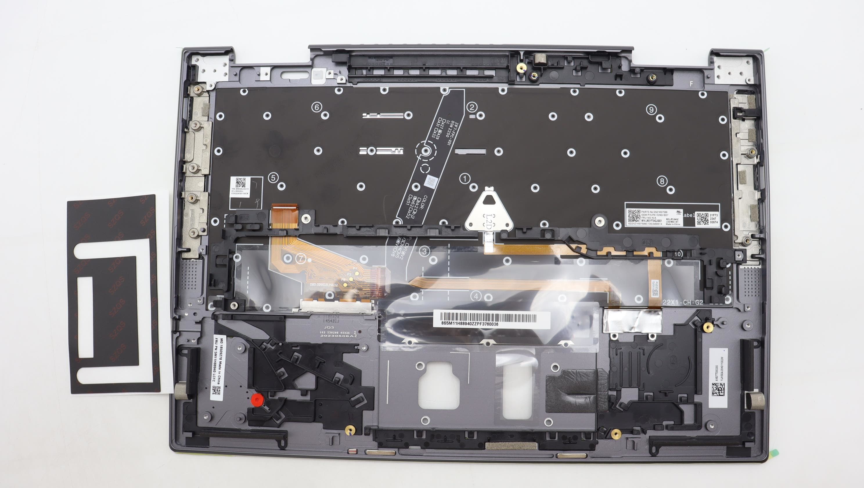 Lenovo MECH_ASM BL KB GY FPR WW ENG CHY