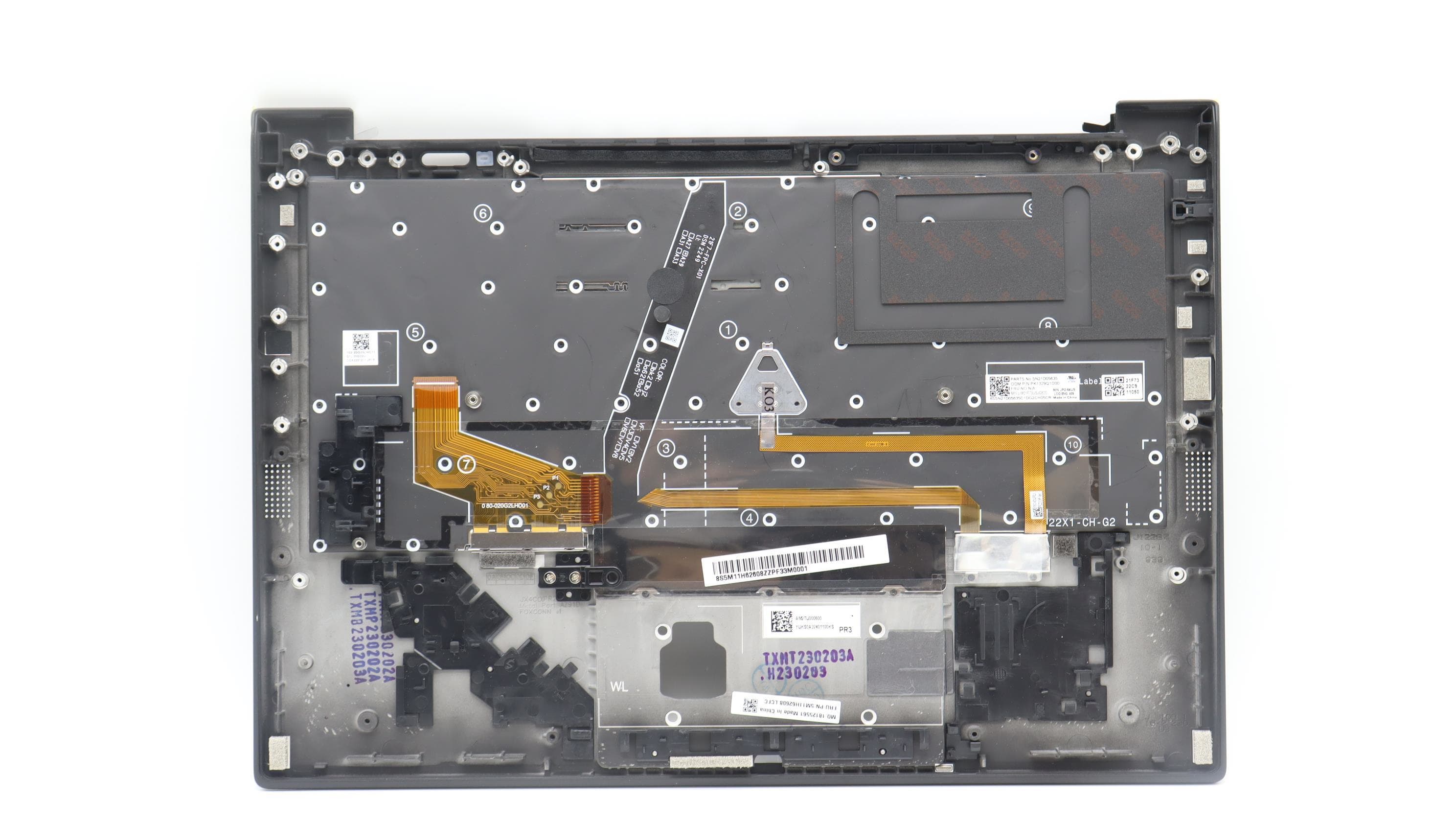 Lenovo MECH_ASM BL KB BK FPR WW ENG CHY