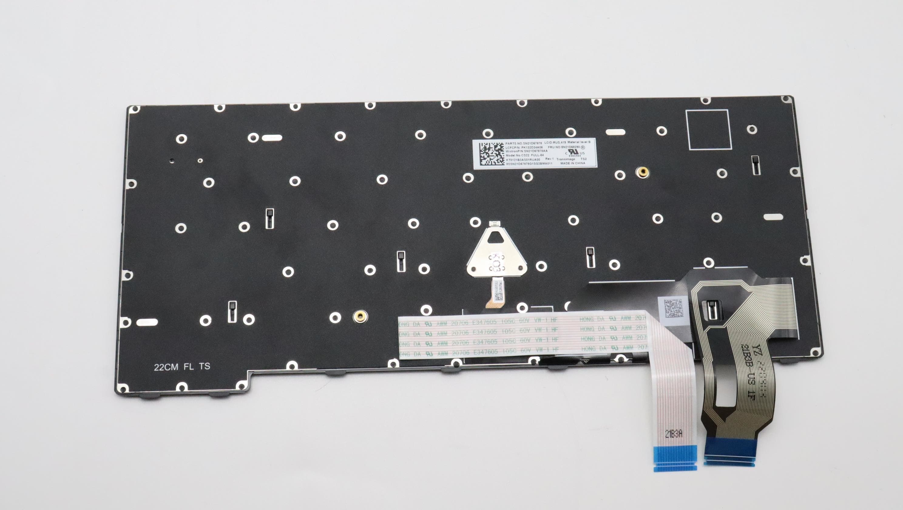 Lenovo NB_KYB CS22 FL TOP,BK-BL,SRX,ENG