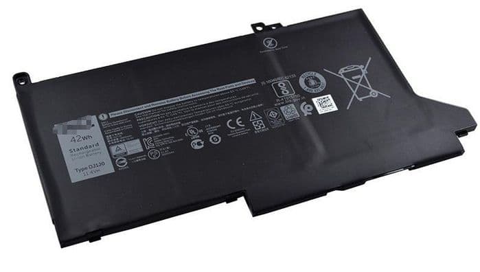 DELL 3 Cell Battery, 42Wh, Li-ion, Type DJ1J0
