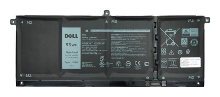 DELL 4 Cell Battery, 53Wh, Li-ion, Type H5CKD