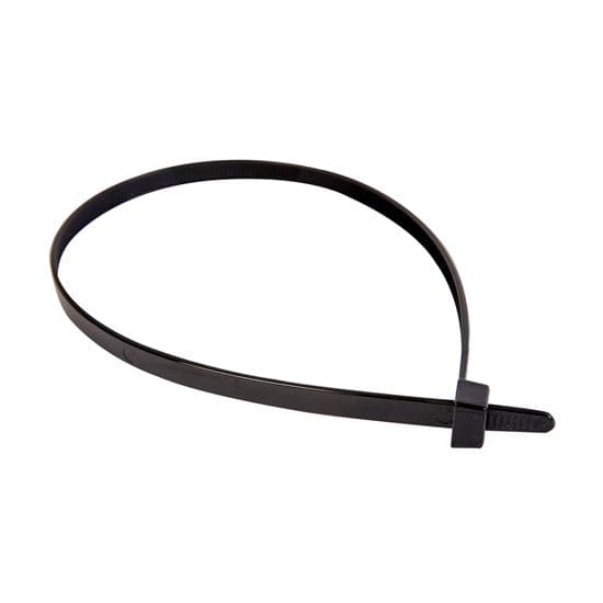 Dynamix 7.6 x 380mm UV Black Cable Ties Pack of 50 540N/55.1kgs DY3808B