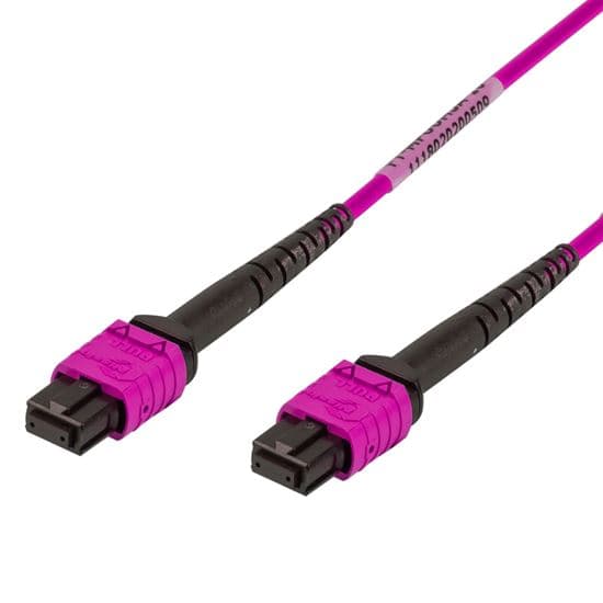 Dynamix DYNAMIX 100M OM4 MPO ELITE Trunk Multimode Fibre Cable. POLARITY C FT-MPOOM4-100