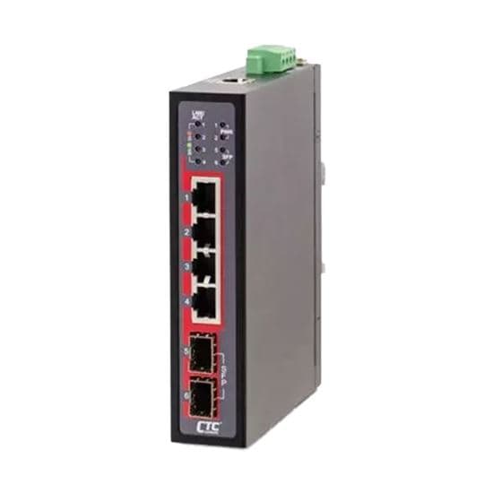 CTCunion CTC UNION 4 Port Fast Ethernet Managed Switch. -10~60C. IFS402CGSW