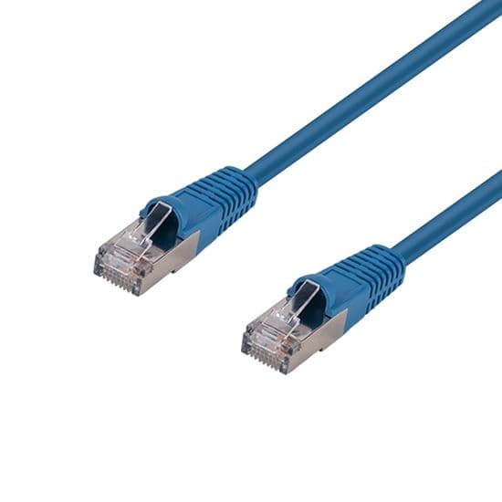Dynamix DYNAMIX 3m Cat6A S/FTP Blue Shielded 10G Patch Lead. PLE-AUGS-3