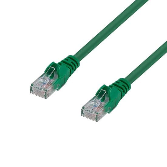 Dynamix DYNAMIX 3m Cat6 Green UTP Patch Lead (T568A Specification) 250MHz PLG-C6A-3