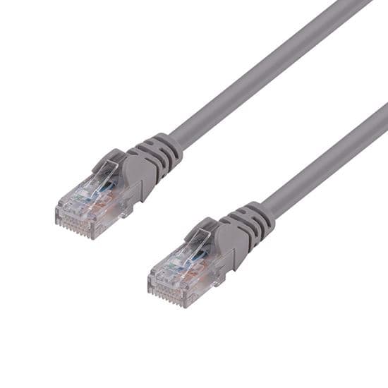 Dynamix DYNAMIX 3m Cat6 Grey UTP Patch Lead (T568A Specification) 250MHz PLGY-C6A-3
