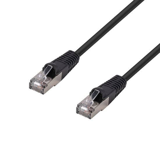 Dynamix DYNAMIX 5m Cat6A S/FTP Black Shielded 10G Patch Lead. PLK-AUGS-5