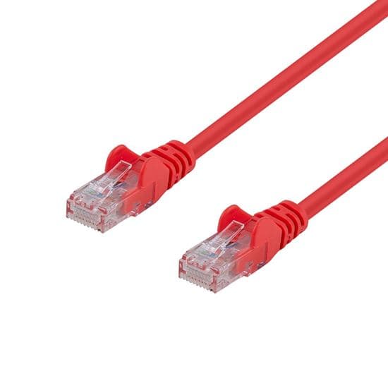 Dynamix DYNAMIX 5m Cat6 Red UTP Patch Lead (T568A Specification) 250MHz PLR-C6A-5