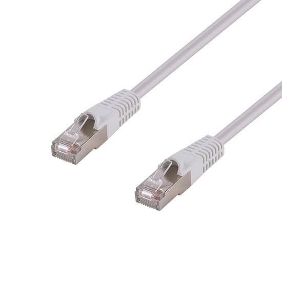 Dynamix DYNAMIX 5m Cat6A S/FTP White Shielded 10G Patch Lead. PLW-AUGS-5