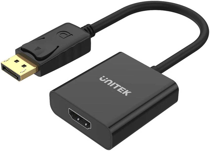 Unitek UNITEK 1080P DisplayPort to HDMI FHD Adapter with 20cm Cable. Y-5118DA