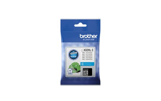Brother Brother LC432XLC Cyan High Yield Ink Cartridge LC432XLC