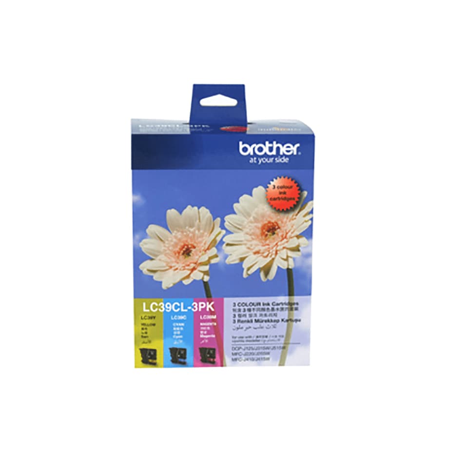 Brother Brother LC39CL3PK CMY Colour Ink Cartridges (Triple Pack) LC39CL3PK