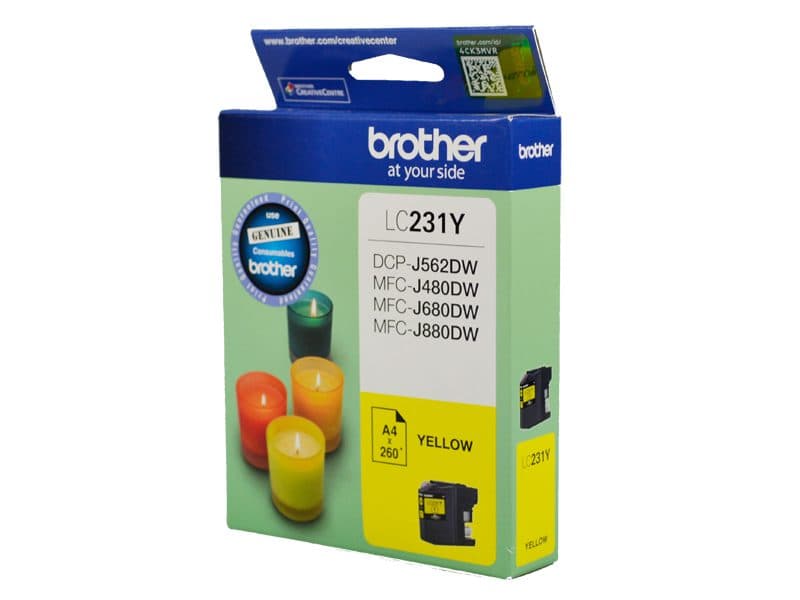 Brother Brother LC231Y Yellow Ink Cartridge LC231Y