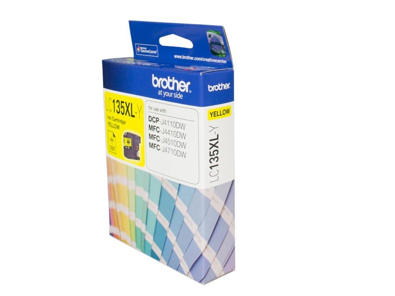 Brother Brother LC135XLY Yellow High Yield Ink Cartridge LC135XLY