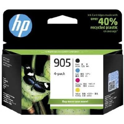 HP HP 905 CMYK Ink Cartridge Combo 4-Pack 6ZD24AA
