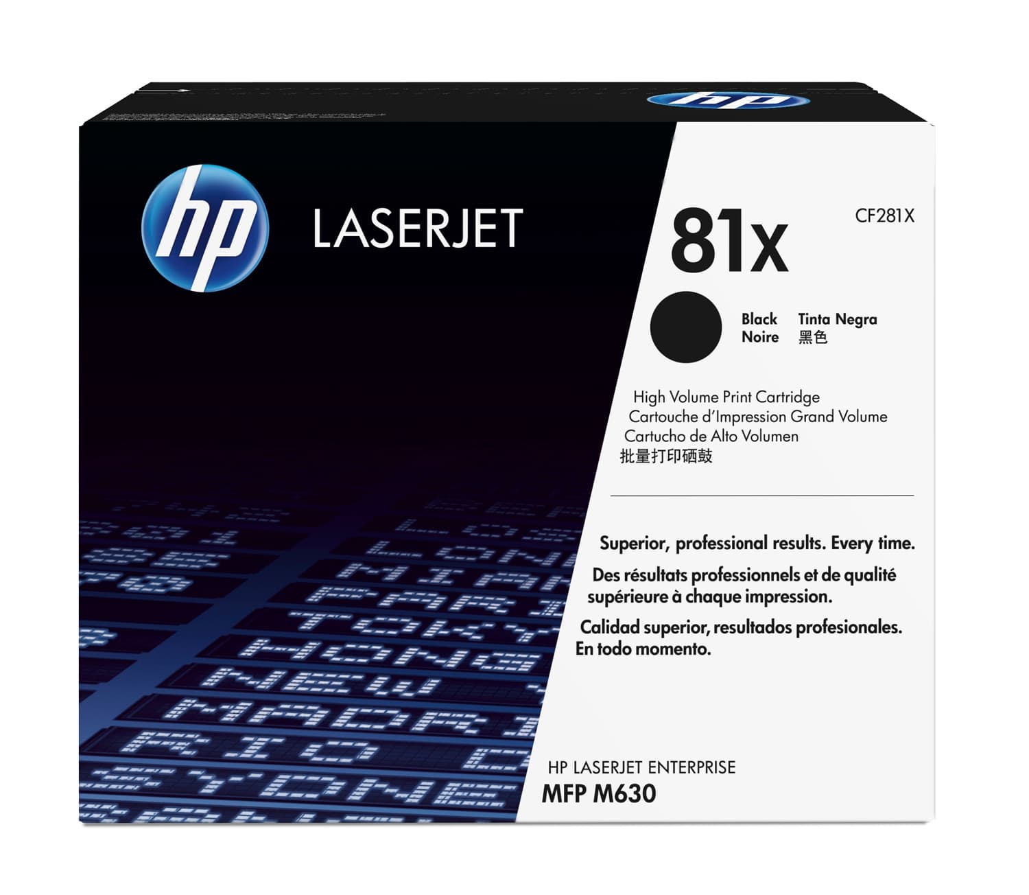 HP HP 81X Black High Yield Toner CF281X