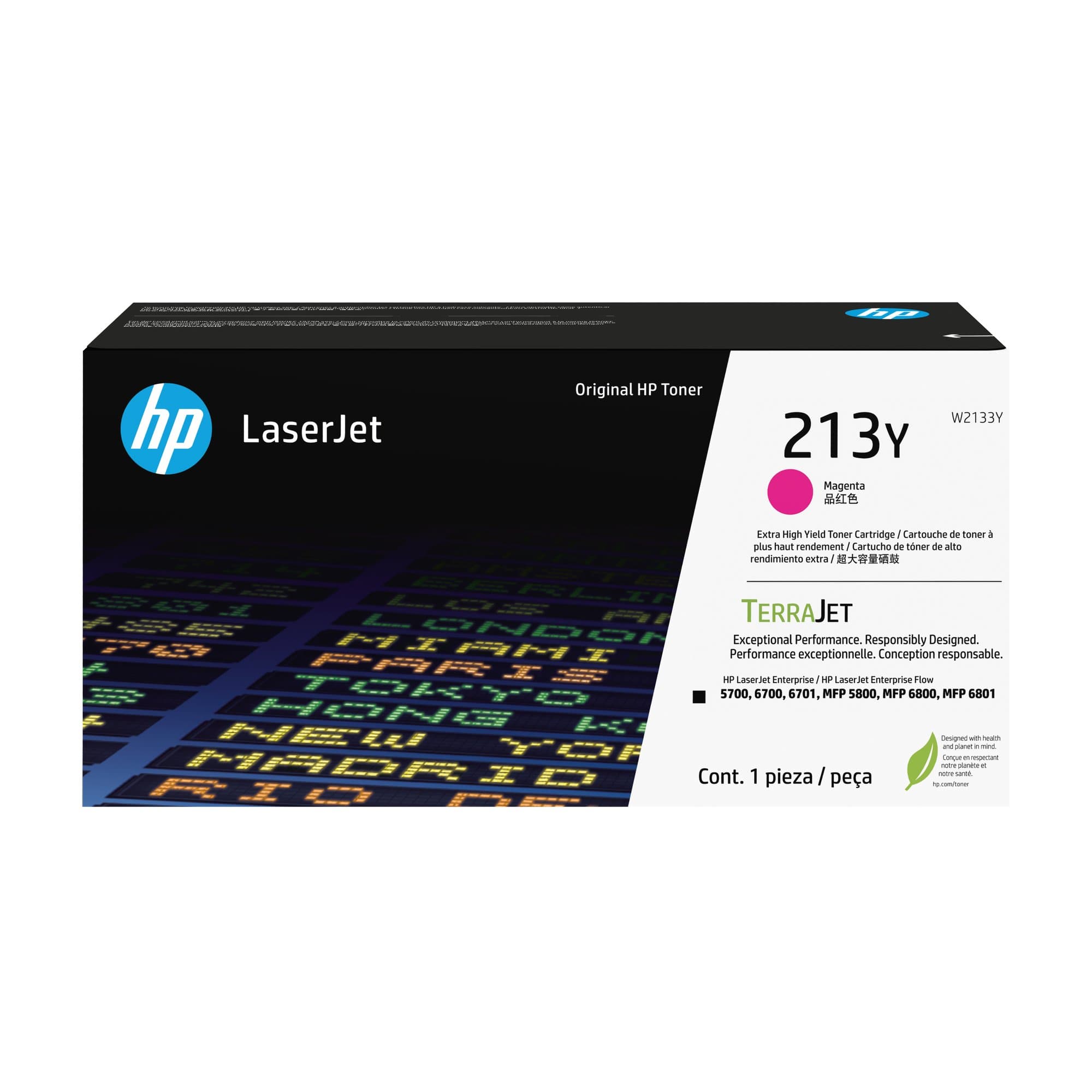 HP HP 213Y Extra High Yield Magenta Original LaserJet Toner Cartridge W2133Y