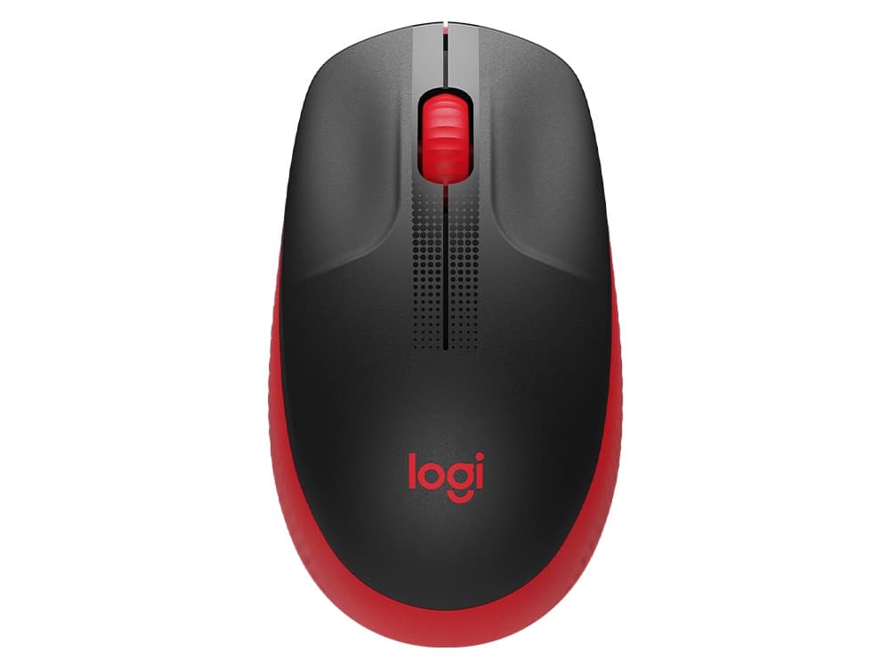 Logitech Logitech M190 Full Size Wireless Mouse - Red 910-005915