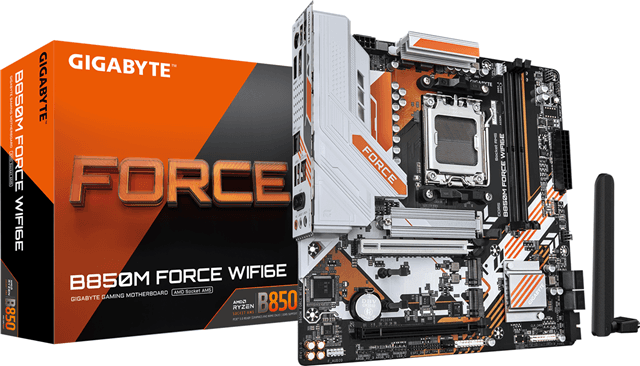 Gigabyte Gigabyte B850M Force Wifi6E Am5 Motherboard MGA236