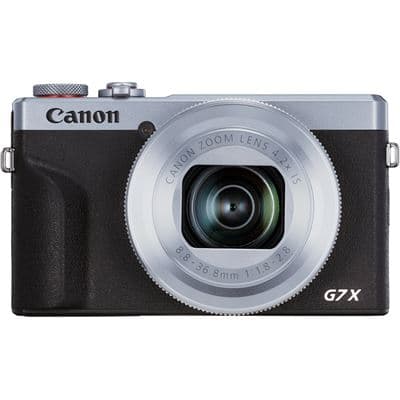 Canon Canon PowerShot G7 X Mark III 20.1MP CMOS 4x Digital Camera Silver G7XIIIS