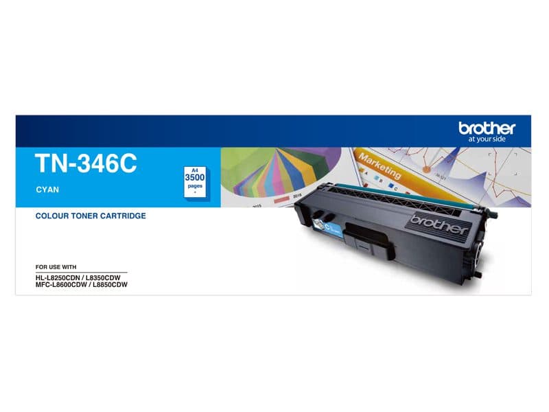 Brother Brother TN346 Cyan Toner Cart BN346C
