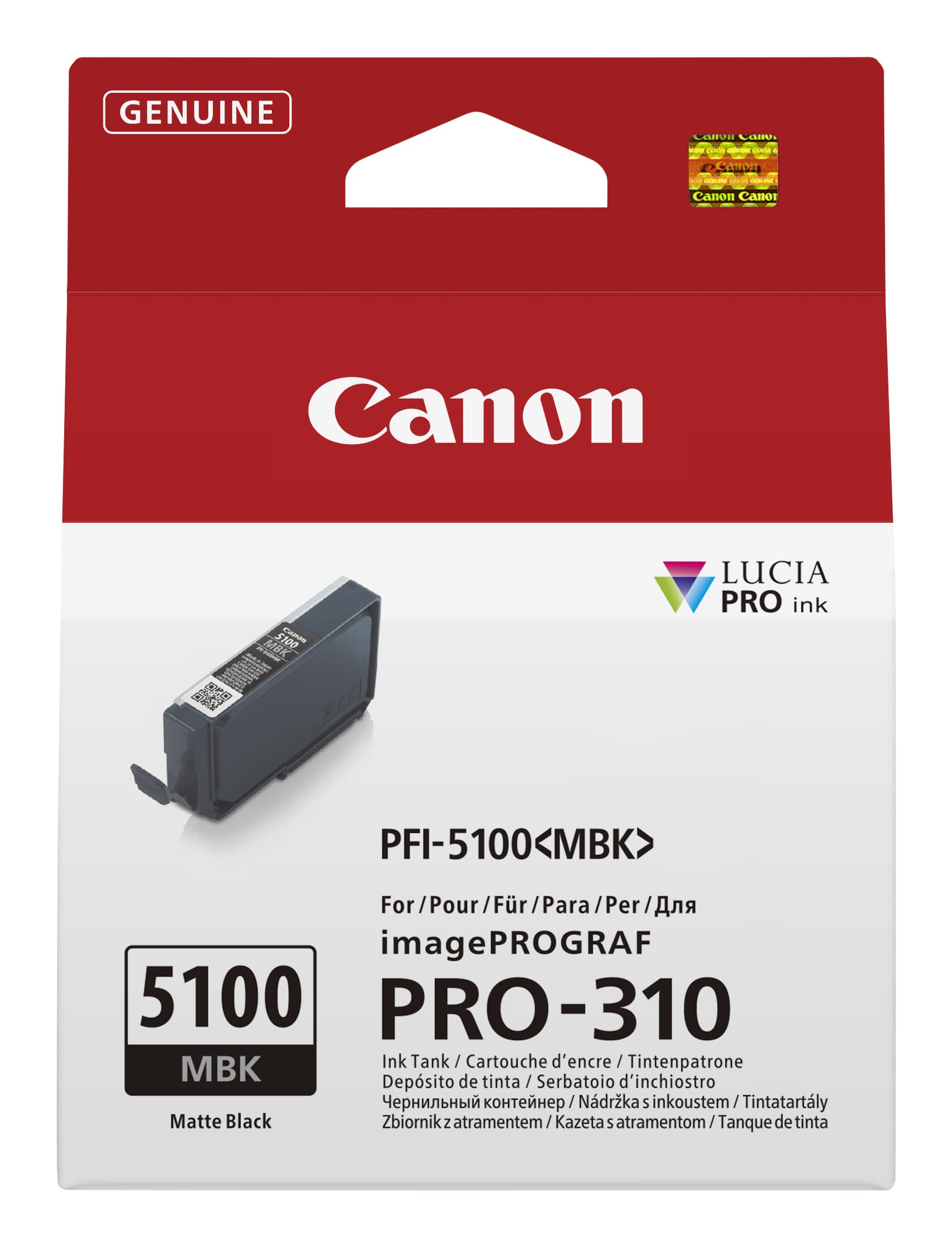 Canon Canon PFI5100 Mat Blk Ink Cart CI5100MBK