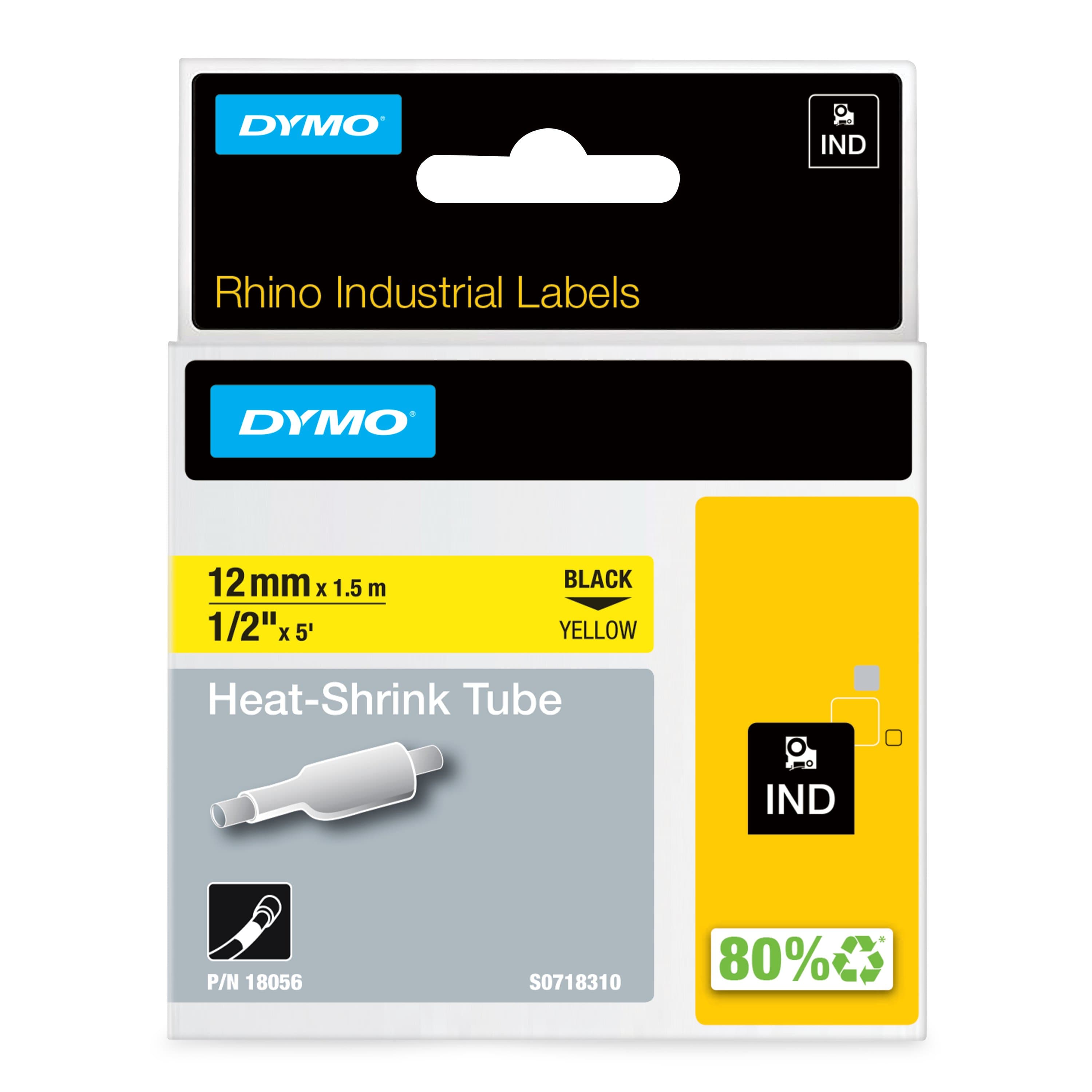 Dymo Dymo Rhno Heat Shrk 12.7mm Yel DY18056