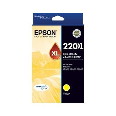 Epson Epson 220 HY Yellow Ink Cart E220YXL