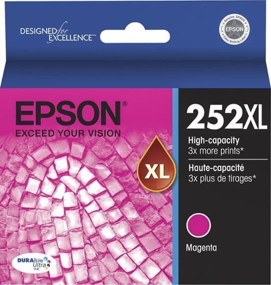 Epson Epson 252 HY Magenta Ink Cart E252MXL