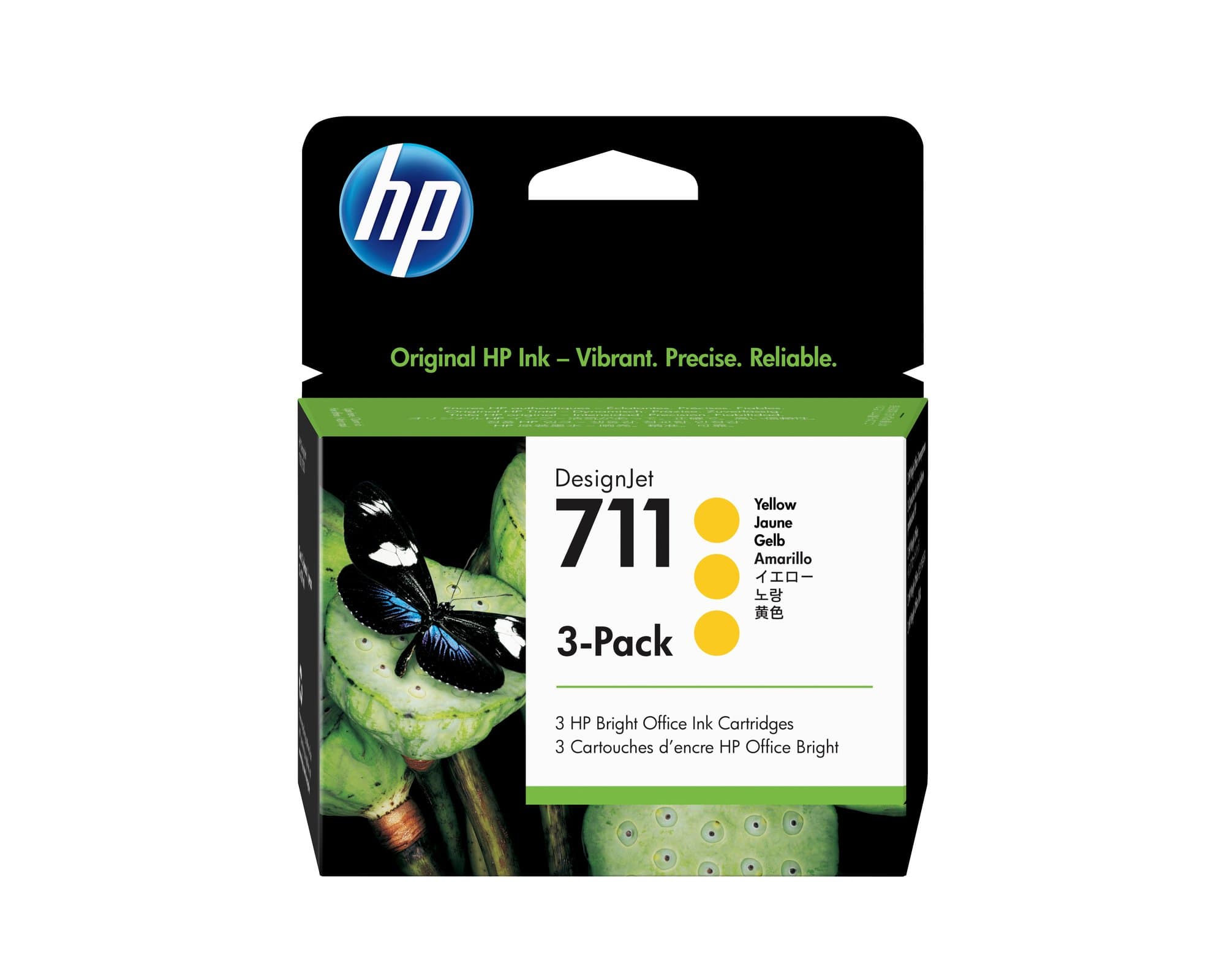 HP HP #711 29ml Yel 3pk CZ136A HI7113Y