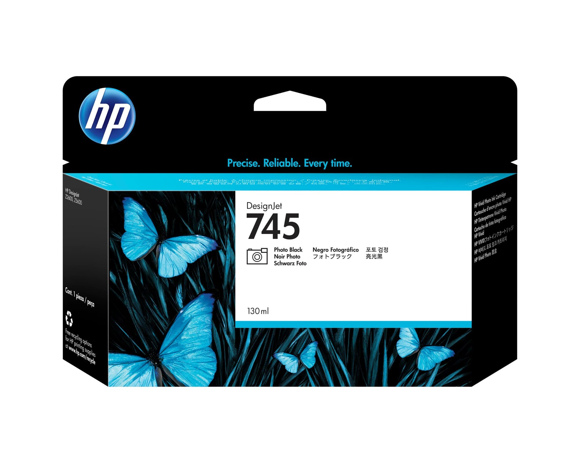 HP HP #745 130ml PhBlk Ink F9J98A HI7451PB