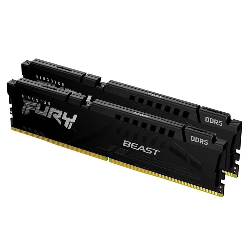 Kingston Kingston Fury Beast 32GB (2X16GB) 6400MT/S DDR5 CL32 Desktop Memory KF564C32BBEK2-32
