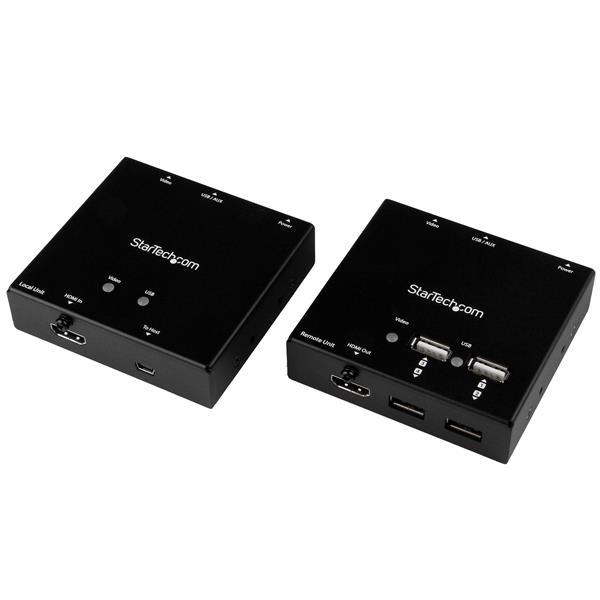 StarTech.com HDMI over CAT6 Extender with 4-port USB — StarTech.com
