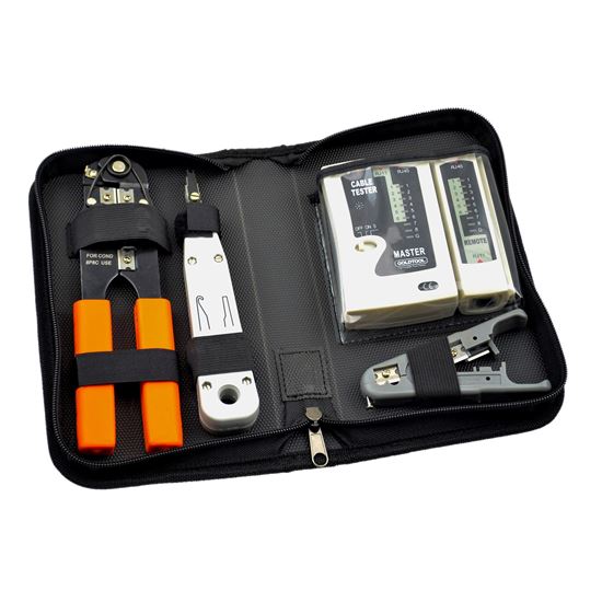 GOLDTOOL 4 Piece Network Tool Kit. Includes Low Impact Insertion Tool, — Goldtool