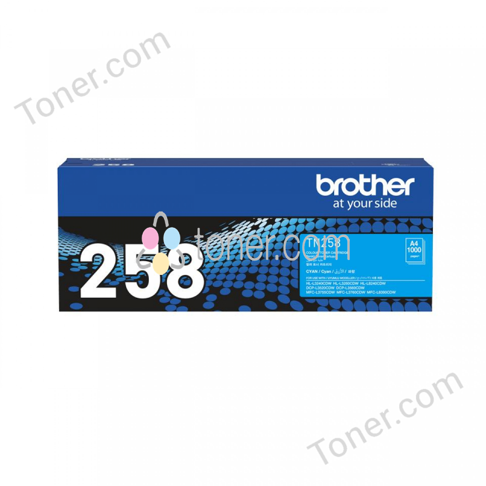 Brother TN258C Toner Cyan — Brother